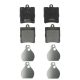 0 986 494 022 Bosch Hátsó fékbetét