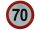 Cargo Parts Sebességkorlátozó matrica 70 Km/h