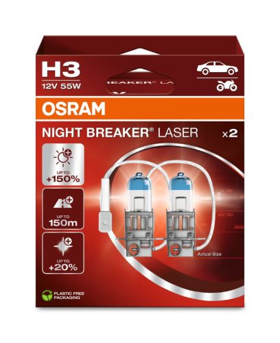 H3 Izzó Osram Night Breaker Laser